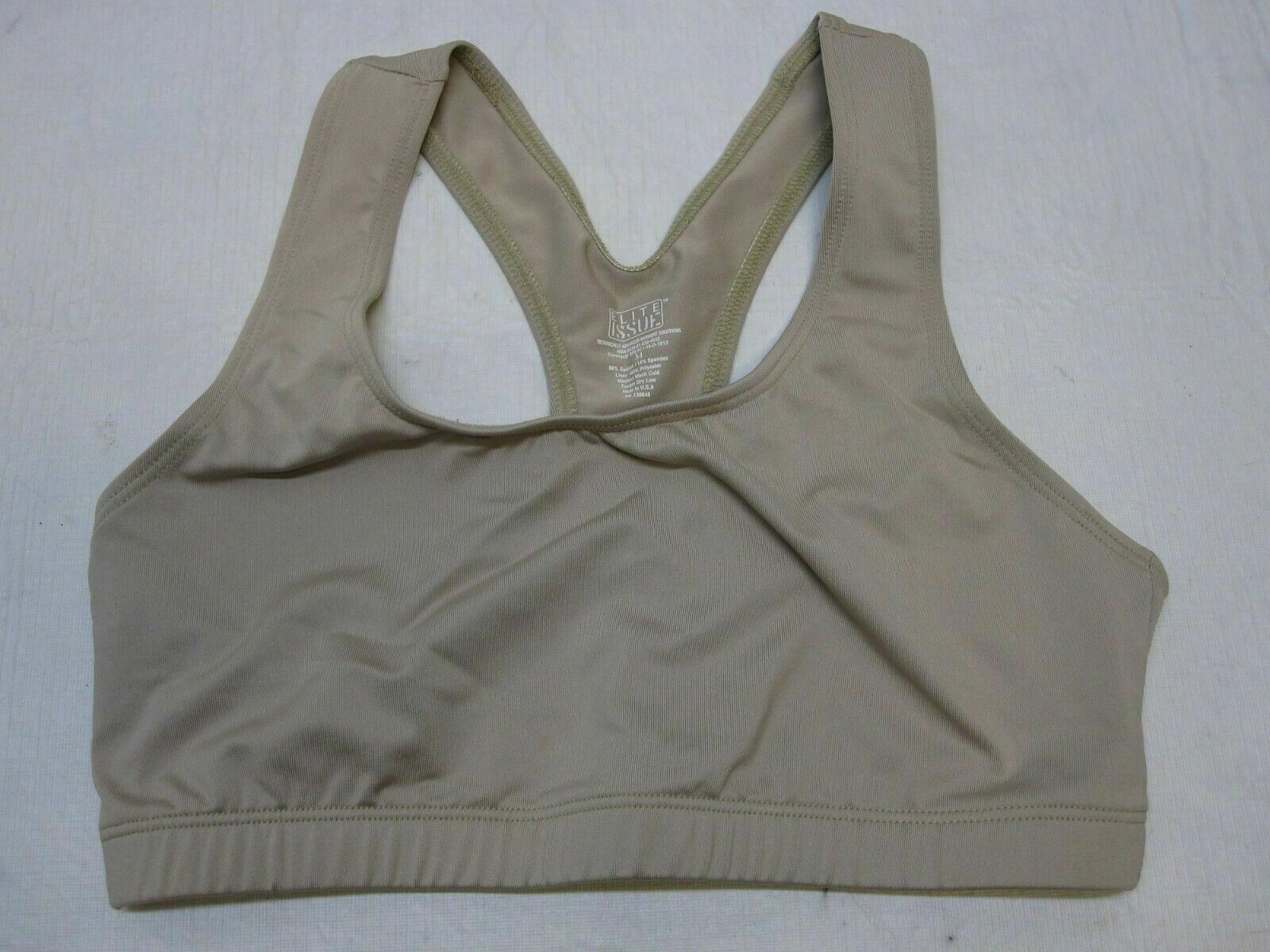 NEW IN BAG MILITARY DESERT TAN TACTICAL SPORTS BRA WOMEN’S MEDIUM ELITE ISSUE