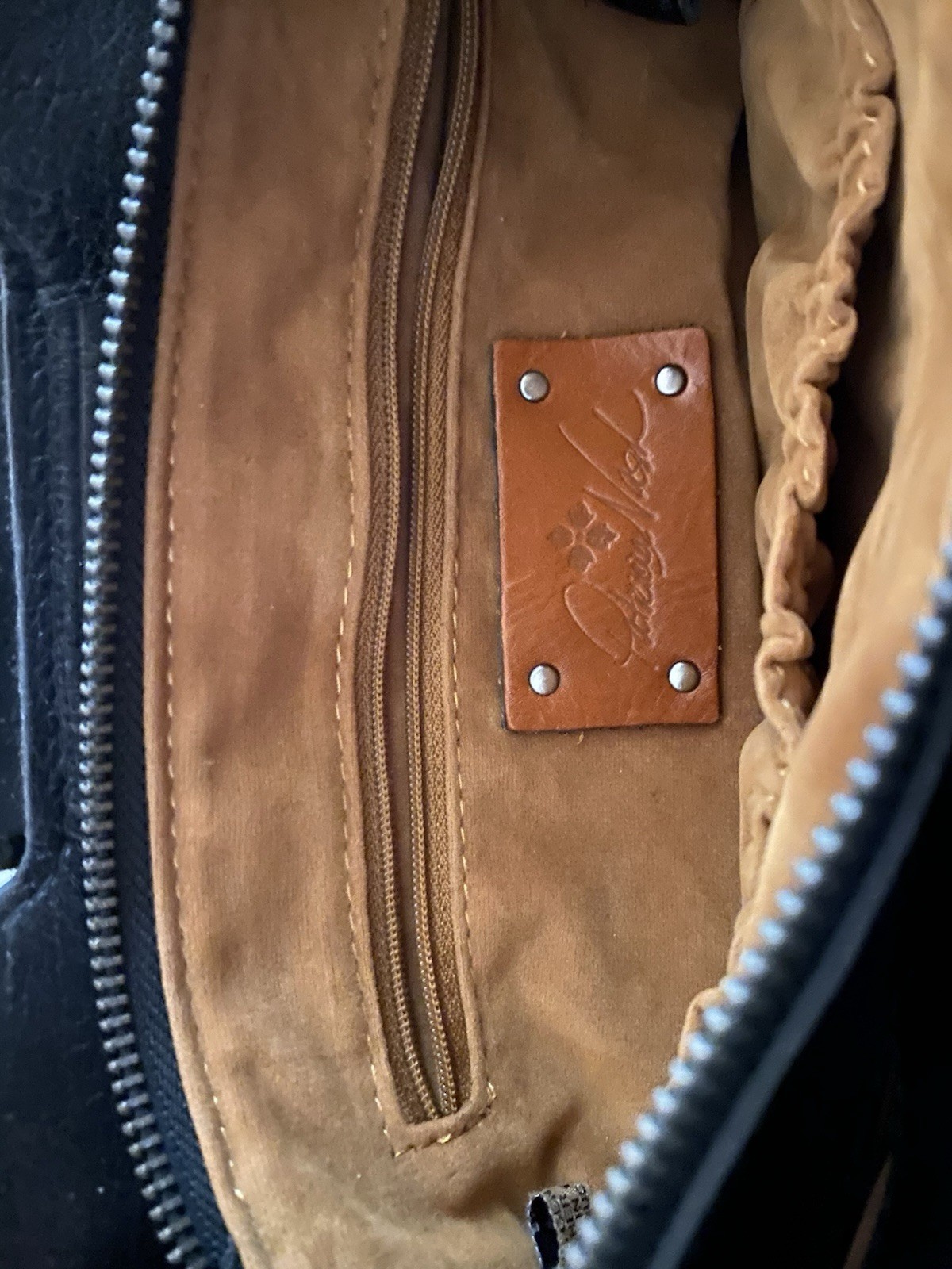 Used Patricia Nash Letter Empoli Satchel NO STRAP As Shown