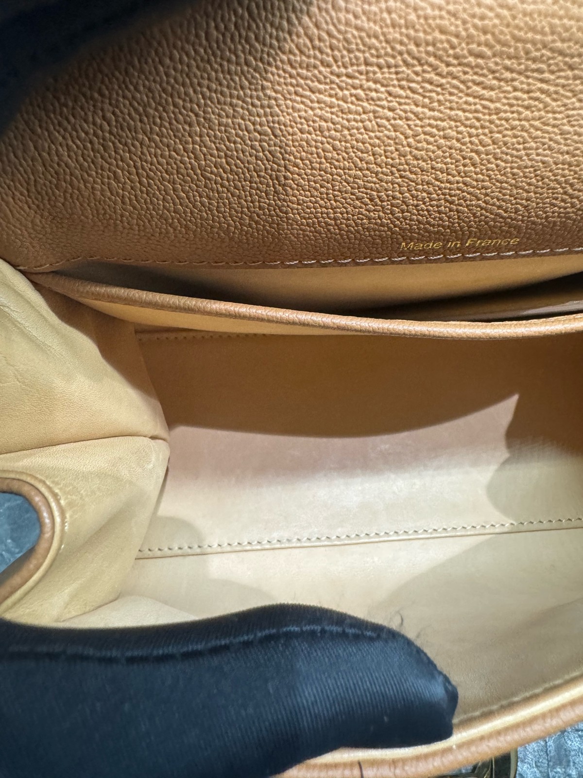 Authentic Delvaux Calfskin Top Handle Bag Golden Brown Gold-Tone eBay AG