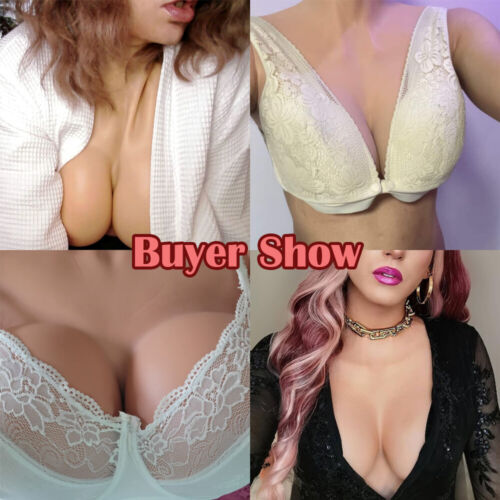 Realistic B-H Cup Silicone Breast Forms Breast Plate Fake Boobs For Crossdresser