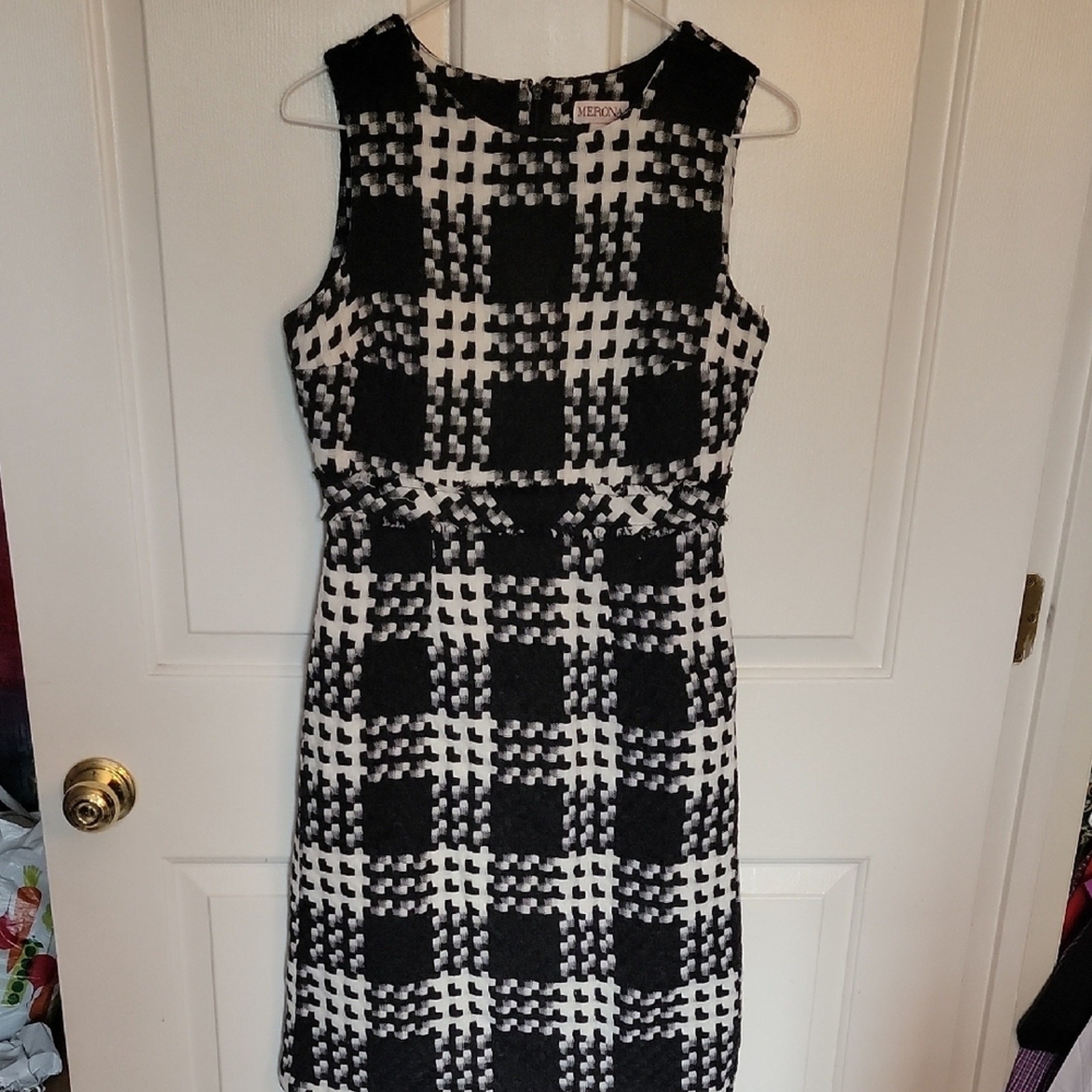 Merona Black and White Dress