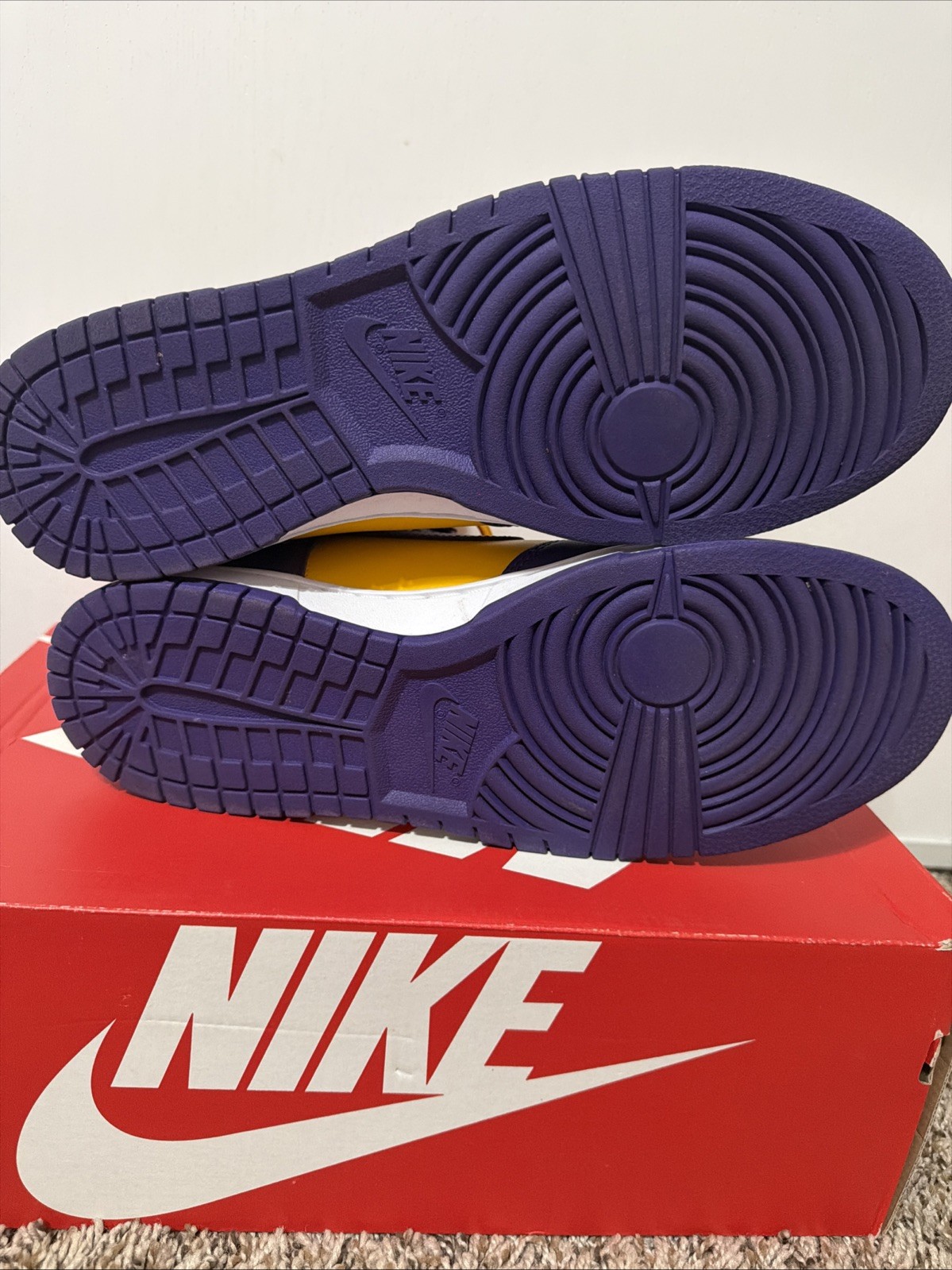 Size 11 – Nike Dunk High Lakers