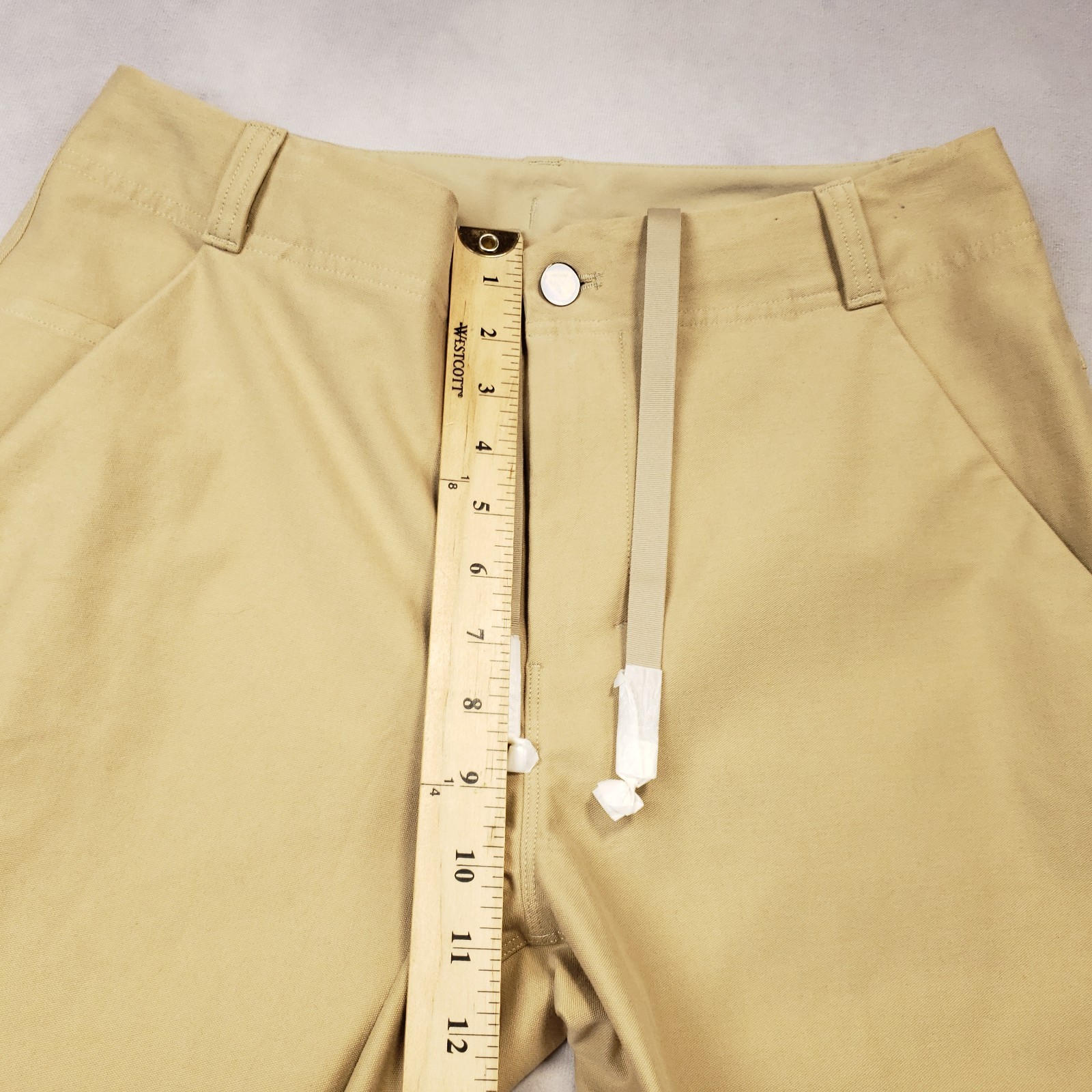 Lululemon Pants Men 30 X 27.5 Tan Drawstring Flat Front Slash Pocket Performance