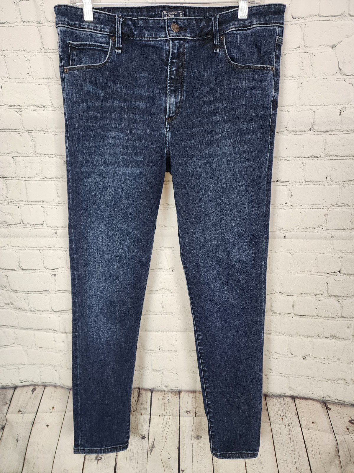 Abercrombie & Fitch Jeans Womens Sz 32/14R Simone High Rise Super Skinny Denim