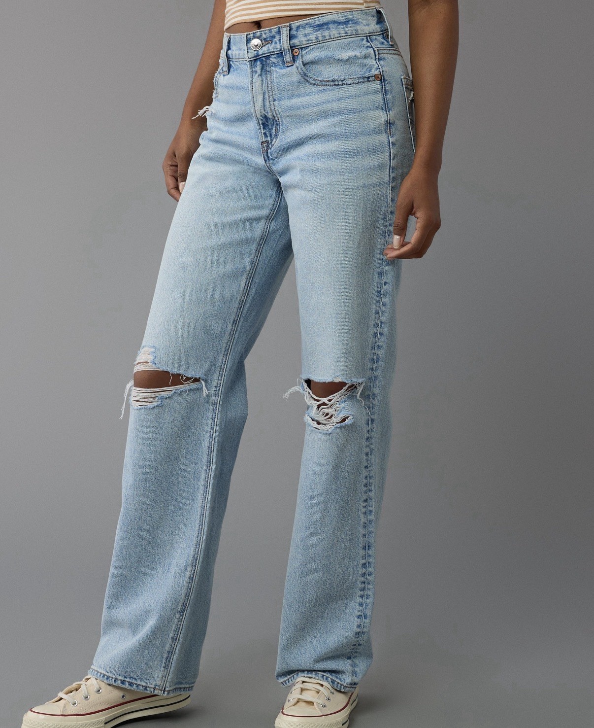 American Eagle Outfitters Women’s Stovepipe Blue Denim Jeans Size 10
