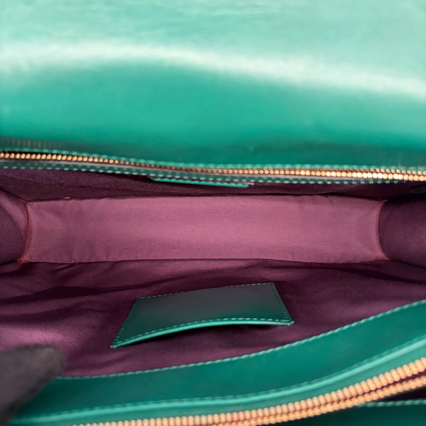 Bvlgari Pre-Owned Authentic Shoulder Bag Emerald 30*11*22cm