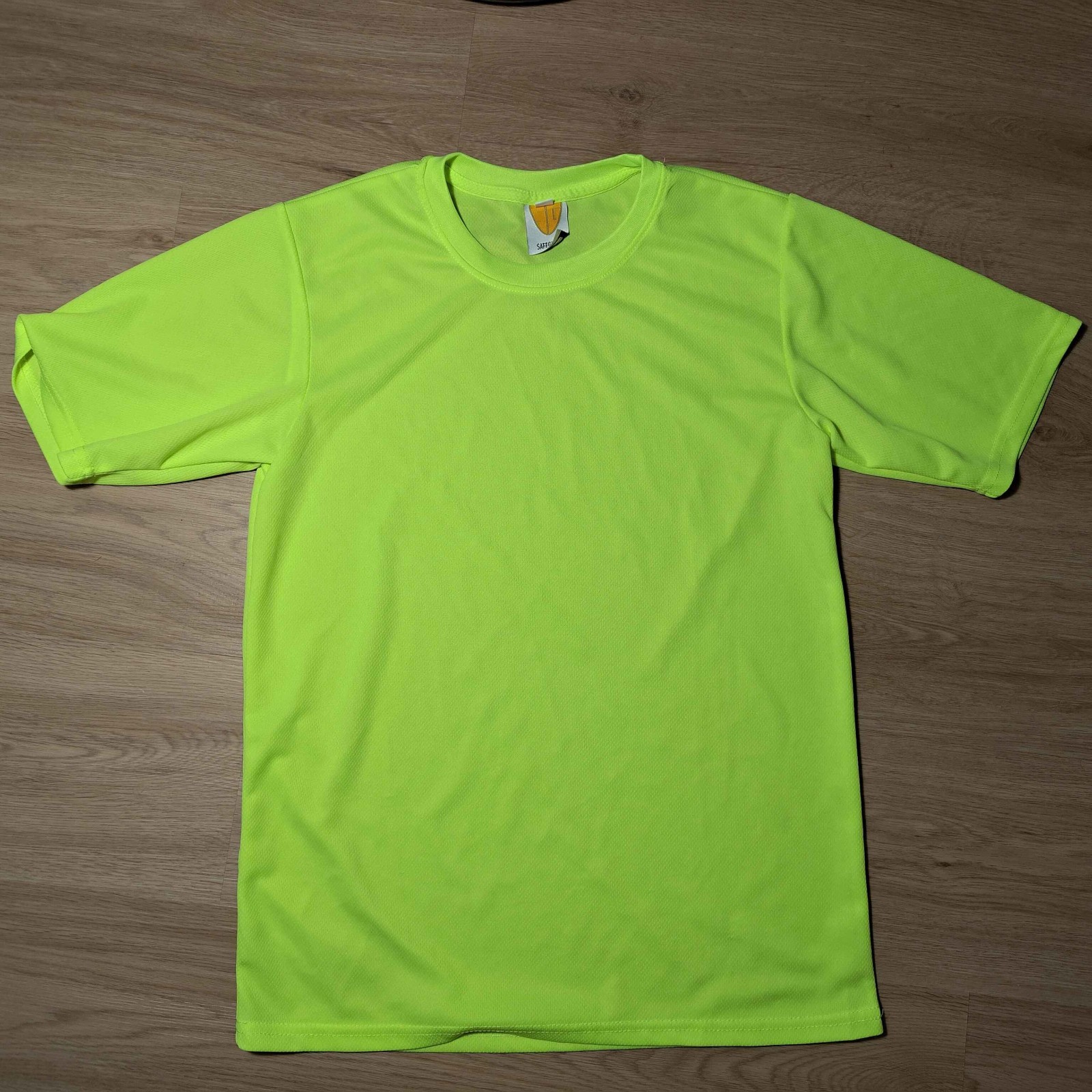 Hi-viz safety yellow medium size t-shirt