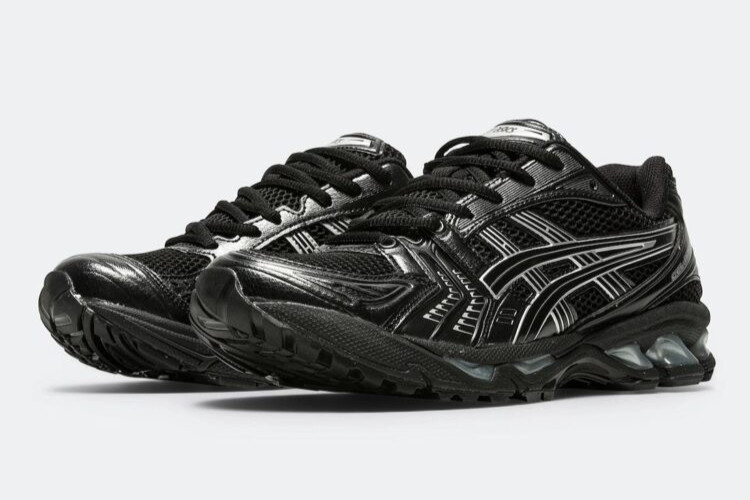 ASICS Gel-Kayano 14 Black Pure Silver Mens Sports Sneaker 1201A019-006