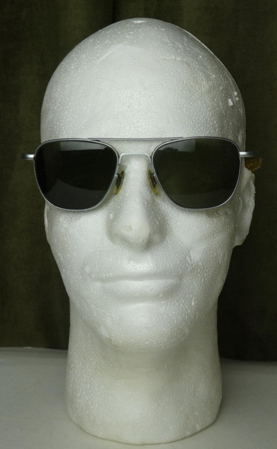 Vintage Randolph Engineering USA Aviator Sunglasses 5 1/2 Silver – FRAMES ONLY
