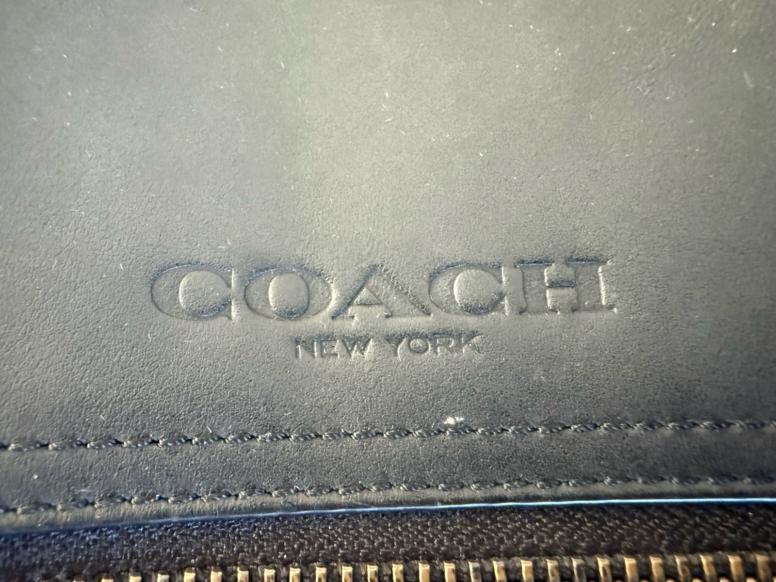 Coach Houston Flight Bag In Signature Leather Crossbody Mens Unisex 4009 Black