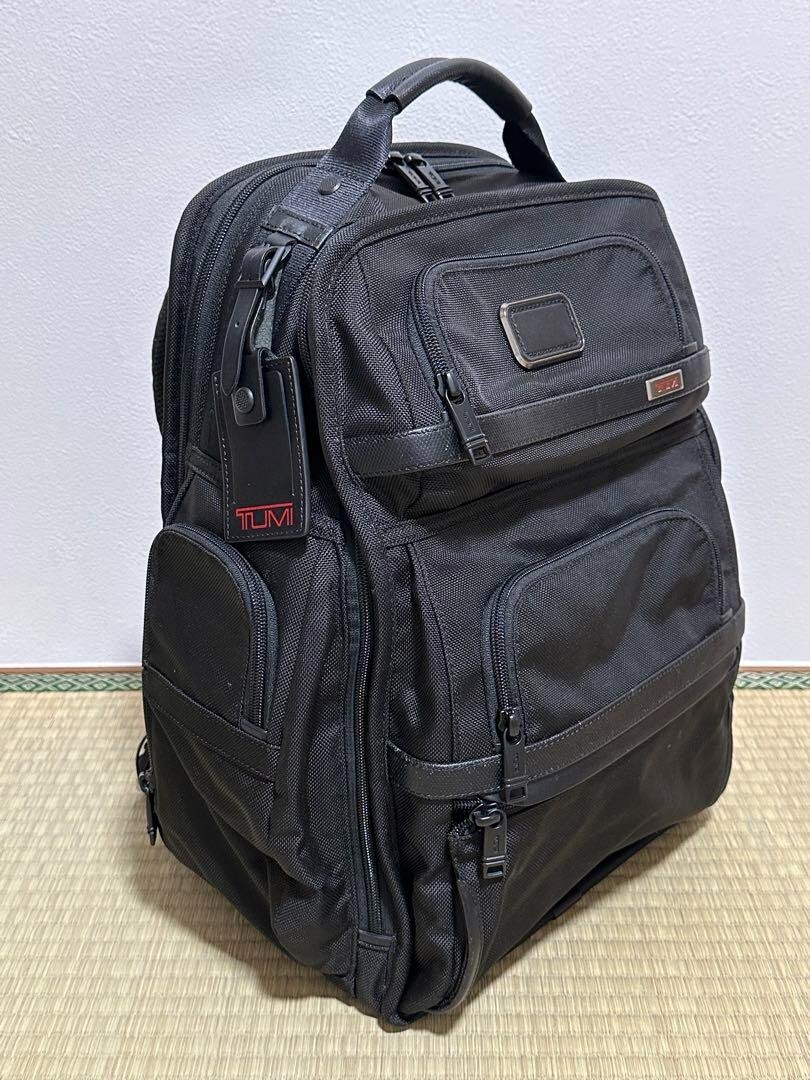 Tumi Alpha 3 Brief Pack Backpack Black Shoulder Bag Business Travel Nylon Outlet