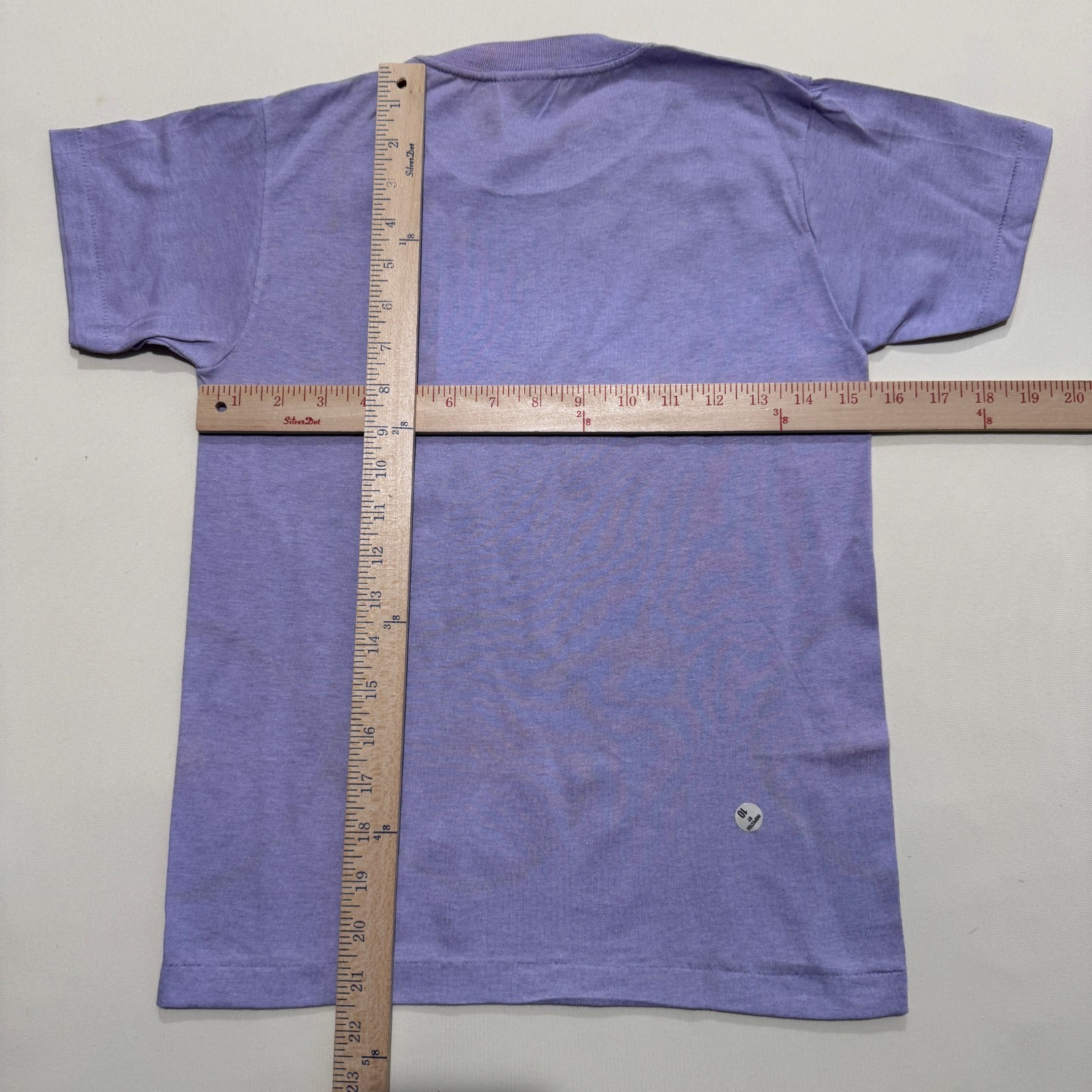 Vintage Cal Cru Youth M (10-12) Light Purple Basic T-Shirts Lot of 3 NOS