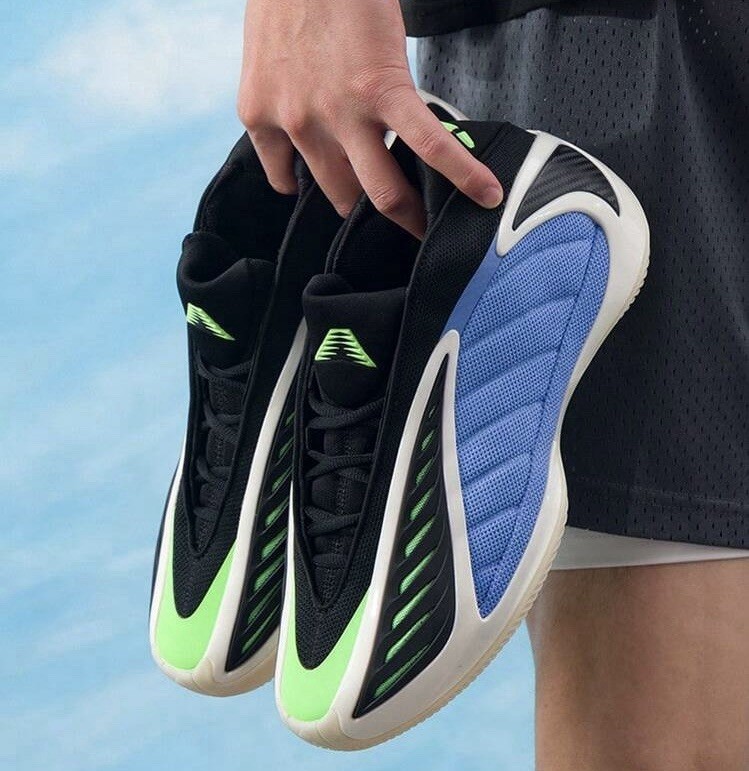 adidas AE 2 Blue Fusion Blue Lime Men’s Basketball Shoes JR4359 Multi Size NEW