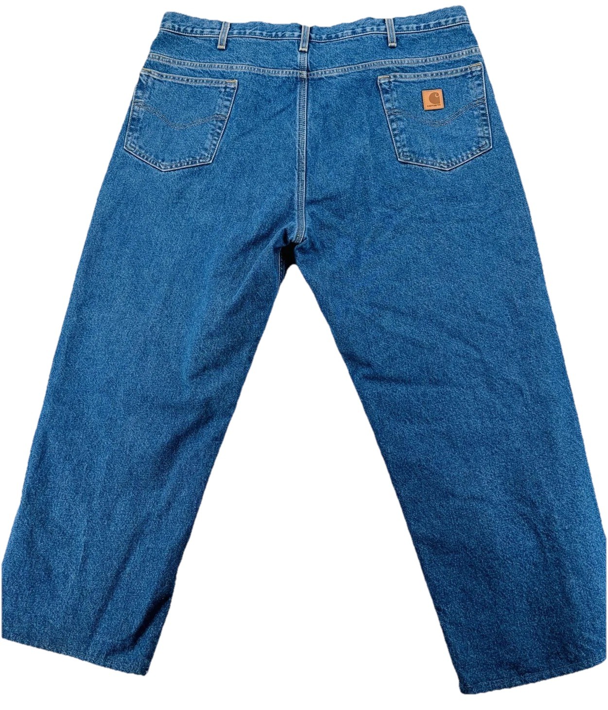 Carhartt Relaxed Fit Flannel Lined Denim Jeans 42×30 Heavyweight Cotton
