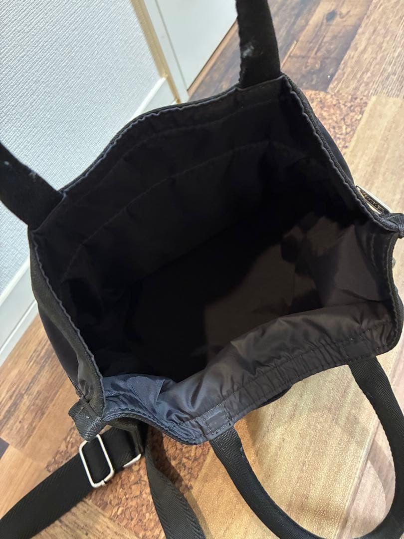 LeSportsac Shoulder Bag Three Zip Black Many storage options