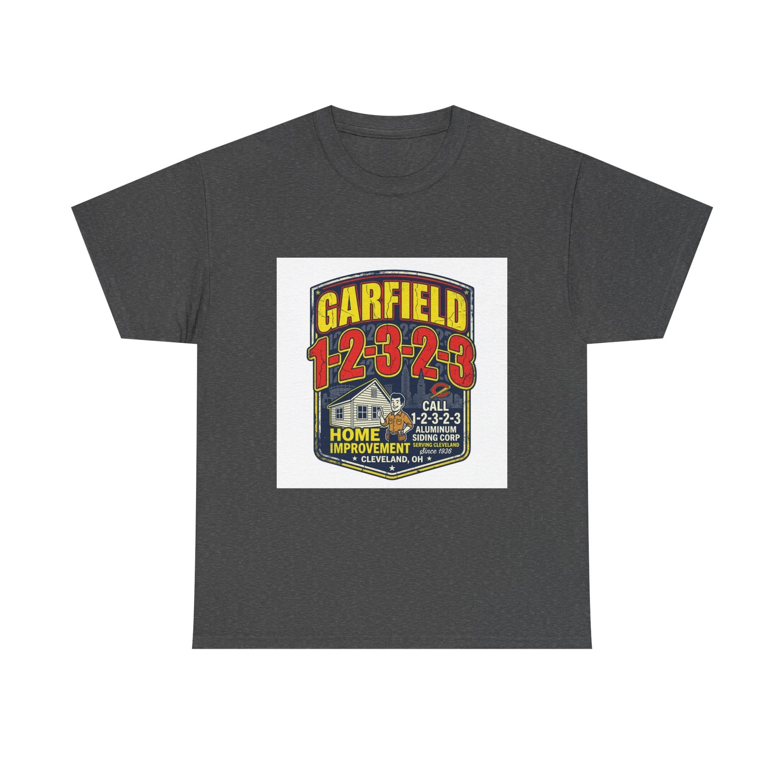 Garfield 1-2-3-2-3 Cleveland Shirt – Classic Home Improvement Jingle