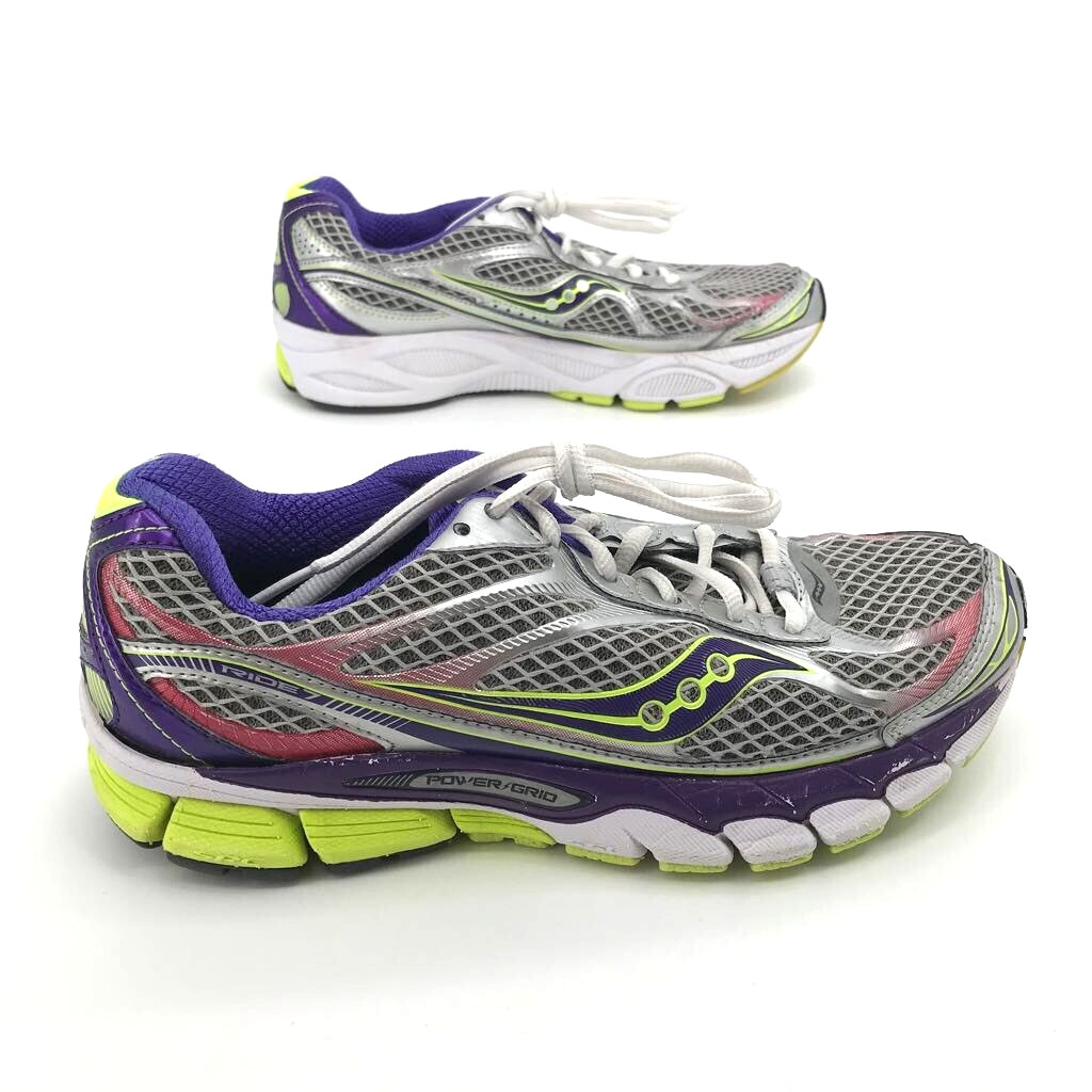 Saucony Womens Ride 7 Running Shoes Multicolor S10241-2 Stripe Lace Up Mesh 8M