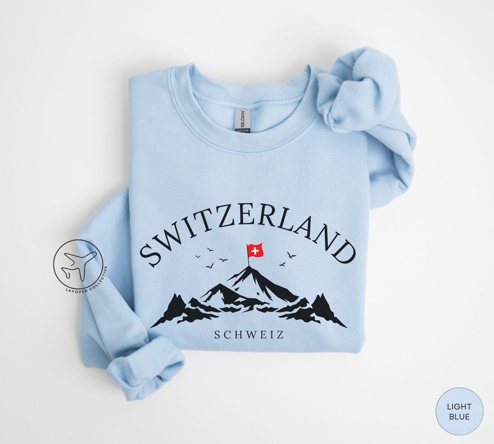 Switzerland Sweatshirt Travel Unisex Switzerland Trip Sweater Gift Tee