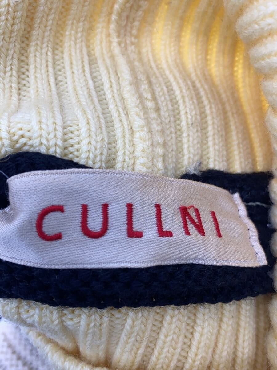 CULLNI Knit Sweater (Thick) Size 2 Wool BRW Solid Color 20-AW-035