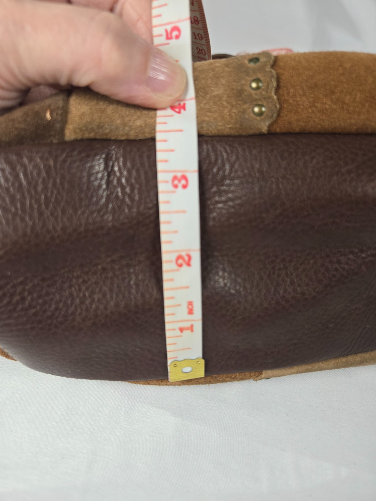 Y2K Shoulder Hobo Bag Brown Boho Leather Suede Patchwork Tassel Western Indie