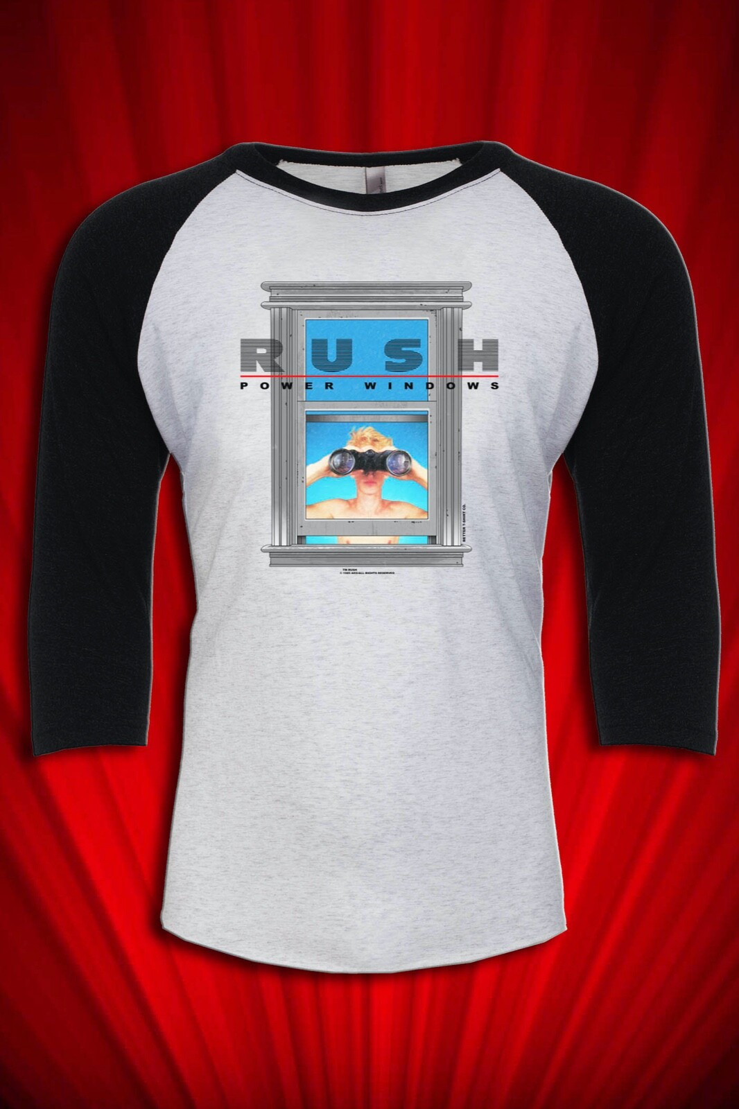 Power Windows 1985 Tour Concert Jersey FREE SHIPPING