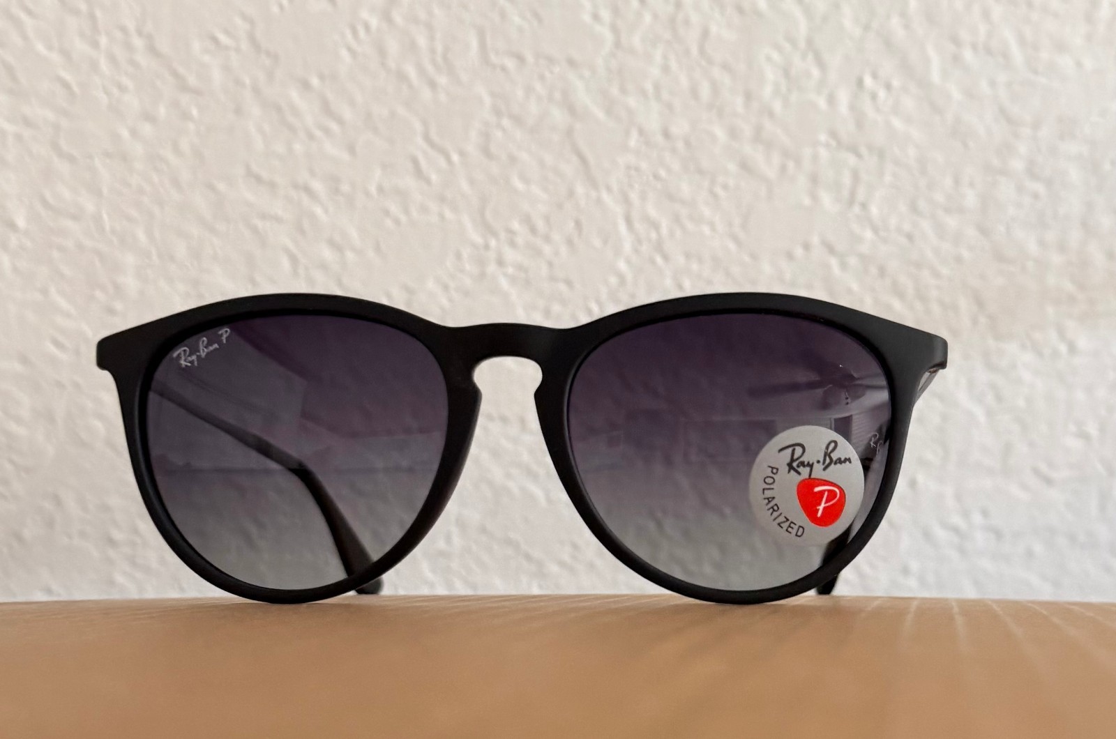 Ray-Ban RB4171 Erika Matte Black Grey 54mm Polarized Gradient Women’s Sunglasses