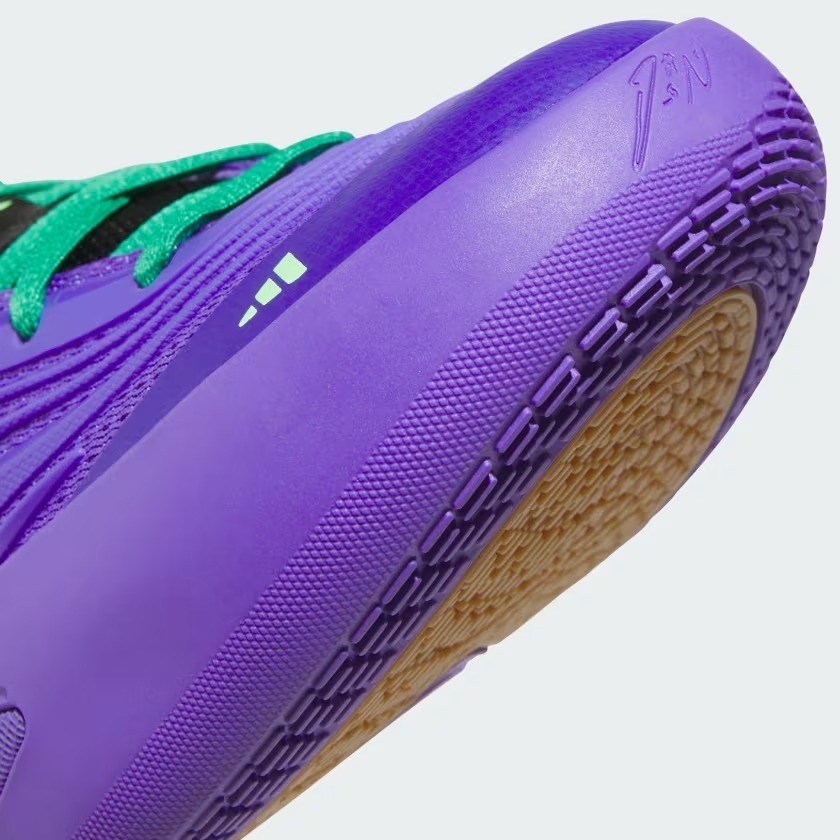 adidas Dame X KI5950 Purple Rush / Core Black / Court Green Men’s Size