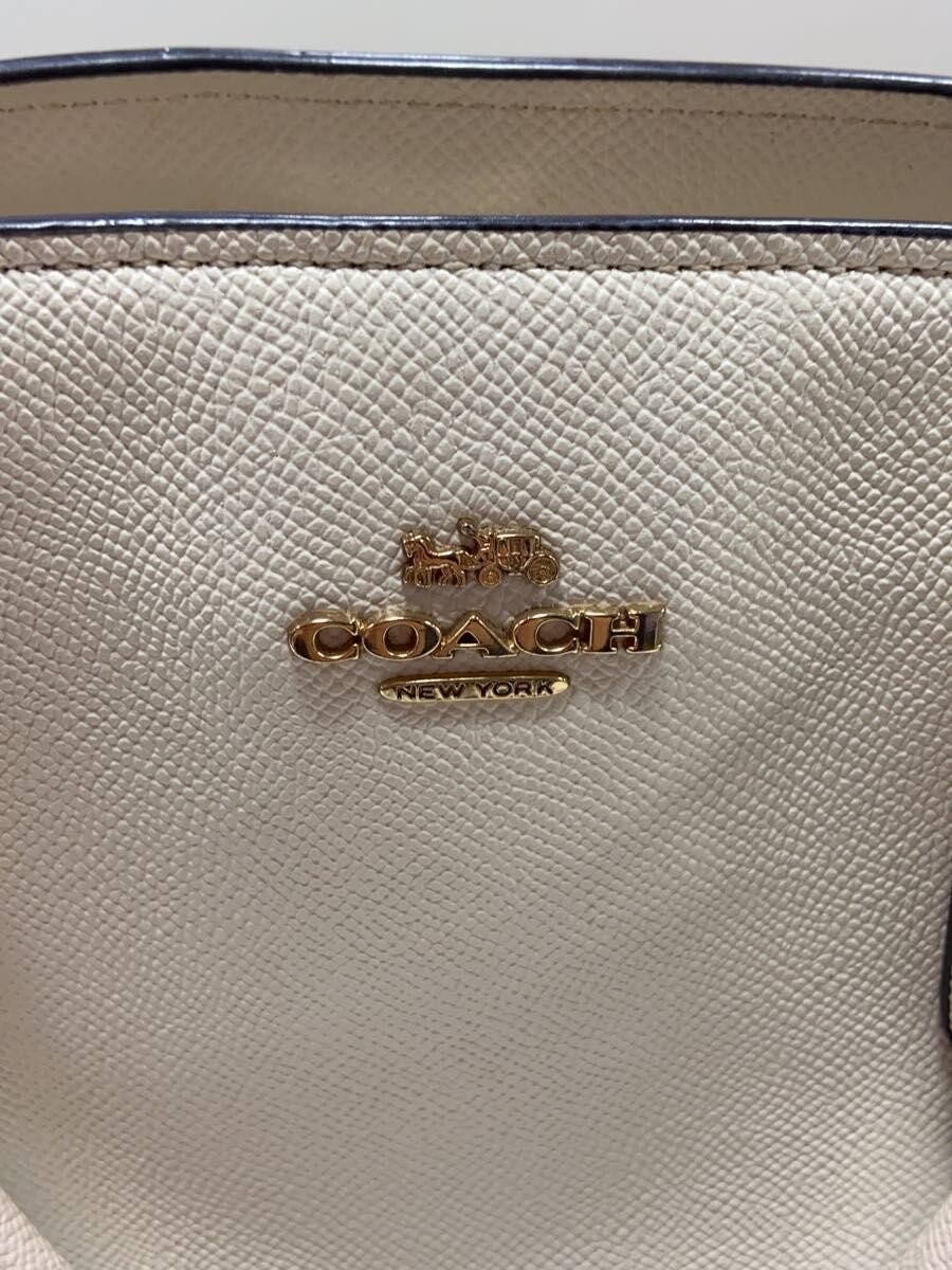 COACH Leather Handbag, CRM, Plain, A1832-F28976