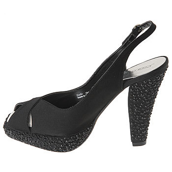 $140 JESSICA BENNETT Halo Heels ~ Red Satin NEW 6.5