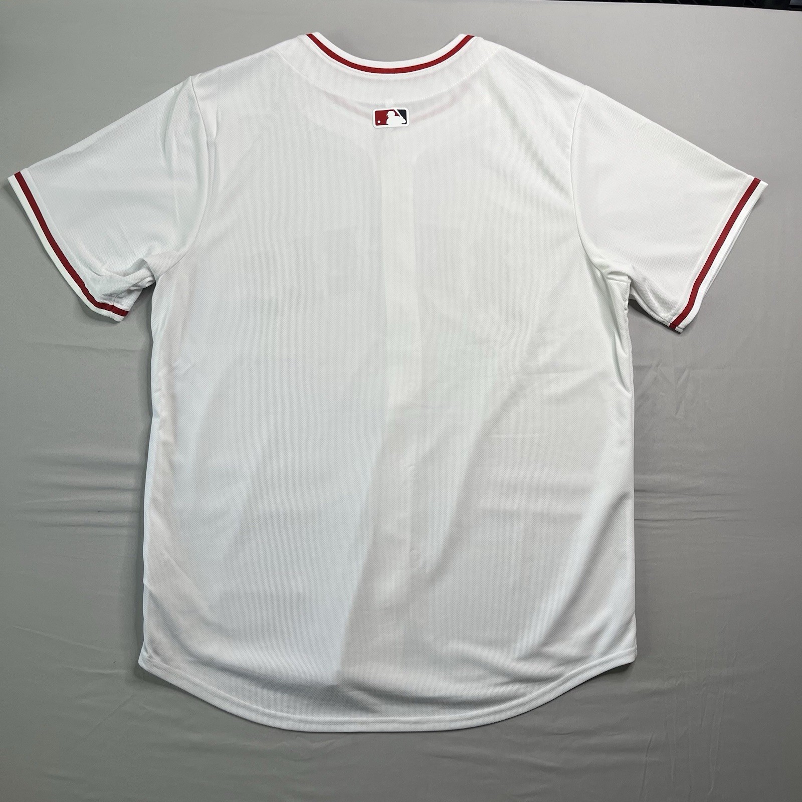 Nike Los Angeles Anaheim Angels Baseball Jersey Mens Large White MLB Blank Back