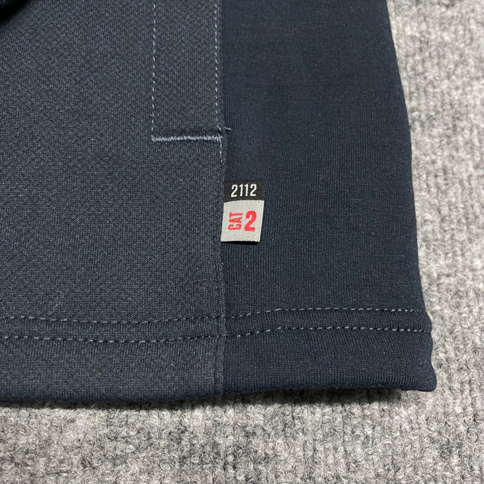 Carhartt FR Pullover Mens Small Blue Rain Defender Mock Neck Flame Resistant