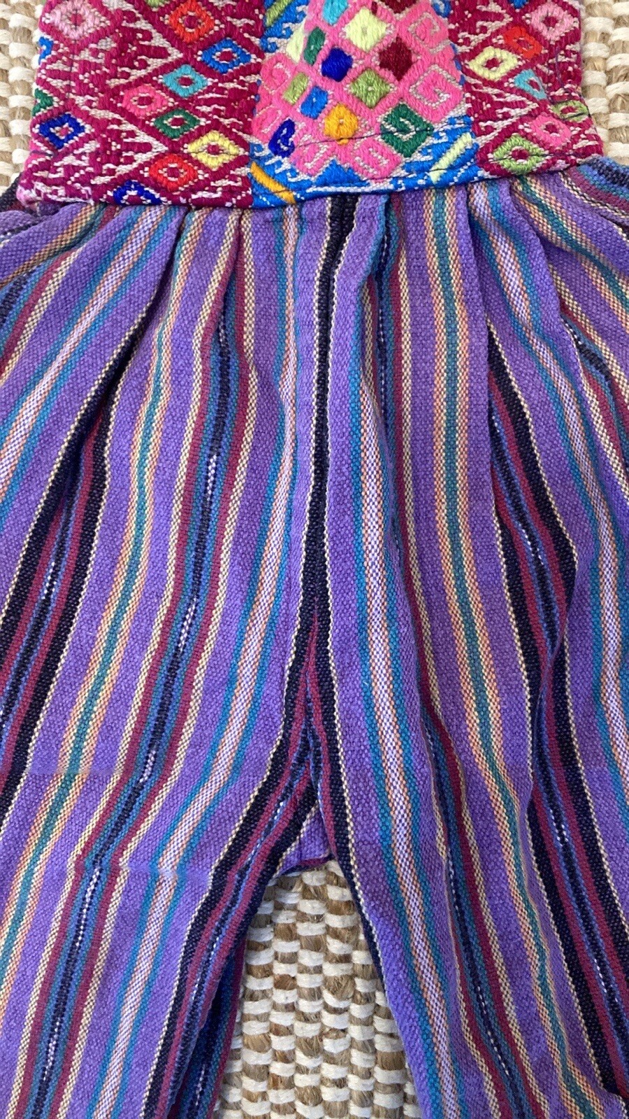 Vintage Guatemalan Child Toddler Overall Jogger 2T Unisex Y2K