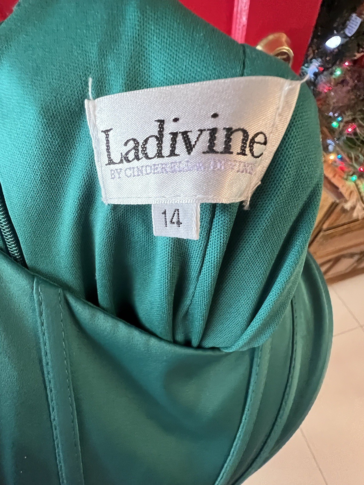 LaDivine Cinderella Divine Draped Corset Prom Dress NWT size 14
