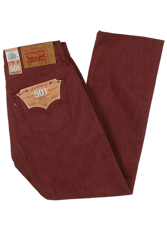 Levi’s Men’s 501 Original Shrink Fit to Button Fly Denim Jeans