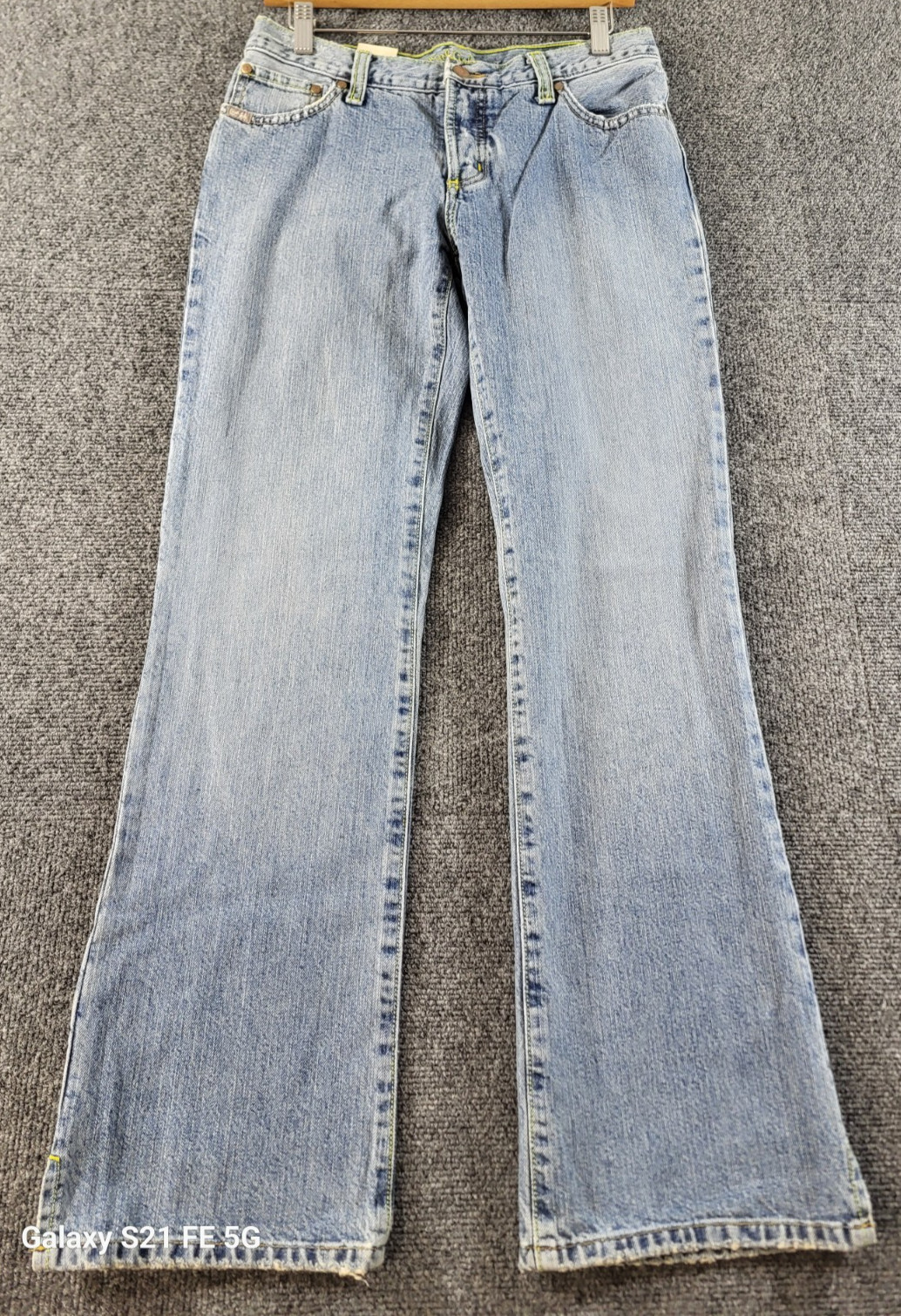 Cruel Girl Rocky Mt Kelsey Slim Boot Jeans Womens 7 Reg/30×31 Low Rise Lt Wash