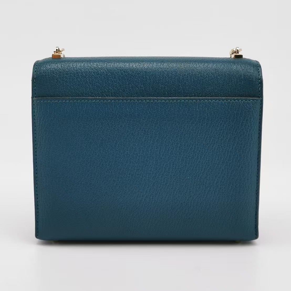 Hermes Verrou Mini 17 Chevre Mysore Vert Bosphore W0 Green GoldHardware GHW Auth