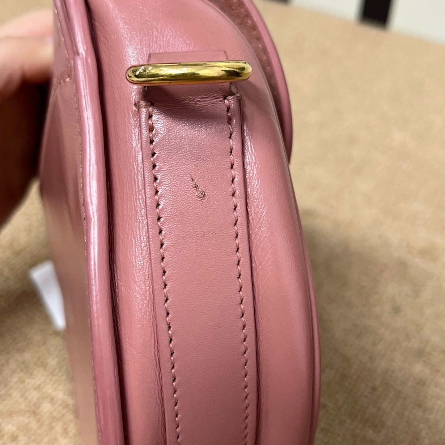 Dior Pre-Owned Authentic Saddle Bag Pink 17*13*4.5 Free Tracked Shipping