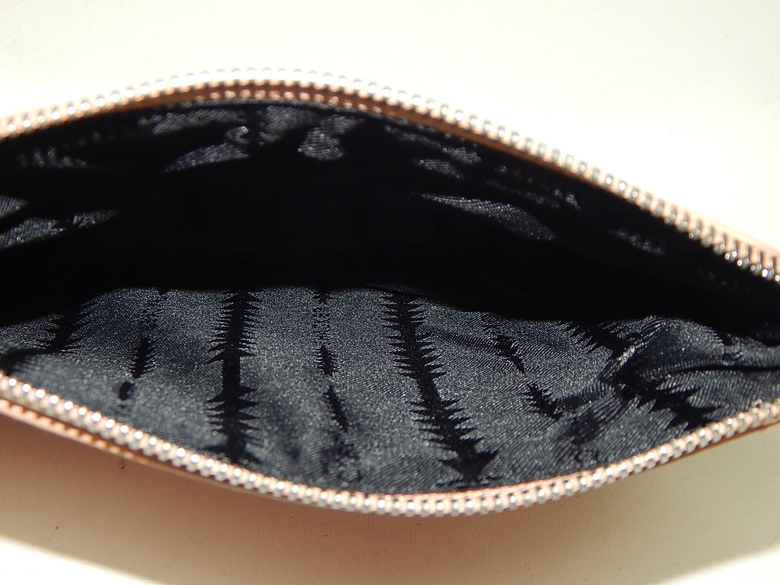 Thacker Nolita Women’s Patent Leather Clutch w/ Twisted Ring Handle Vintage Rose