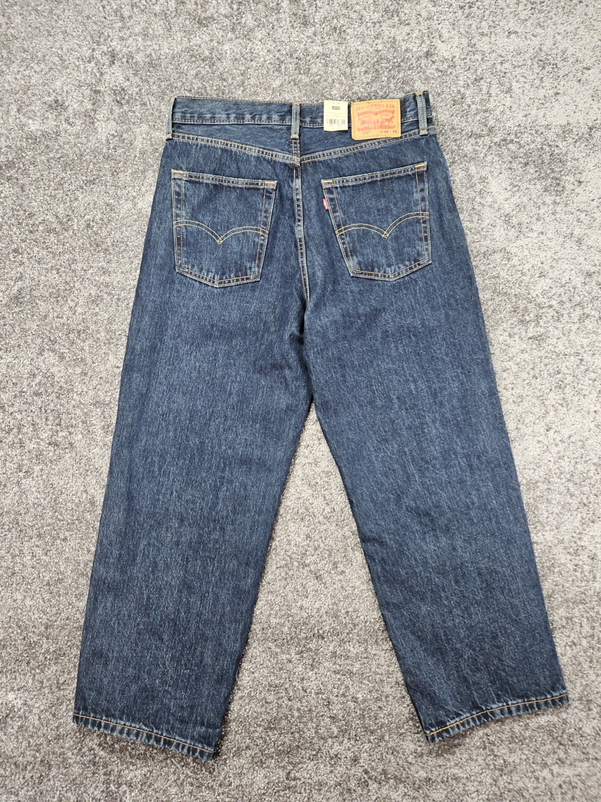 Levi’s 578 Baggy Jeans Men’s 34×30 Dark Wash Denim Y2K Relaxed Fit NWT