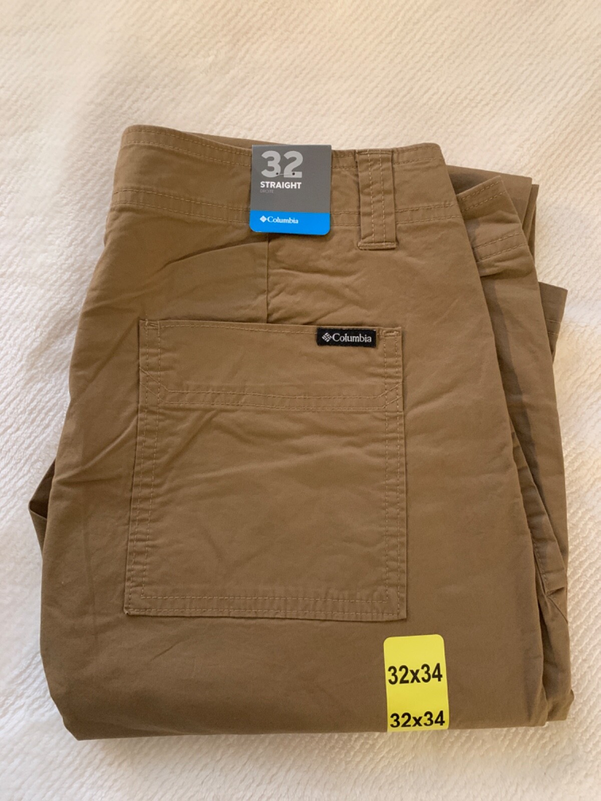 Columbia Men’s Straight Droite Pant Utility Side Pocket Choose Size & Color