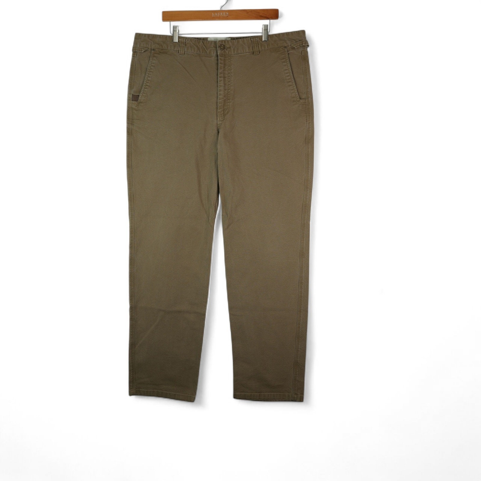 Duck Camp Brush Pants Mens 42×32 Brown Cordura Canvas Workwear Outdoor Gorpcore