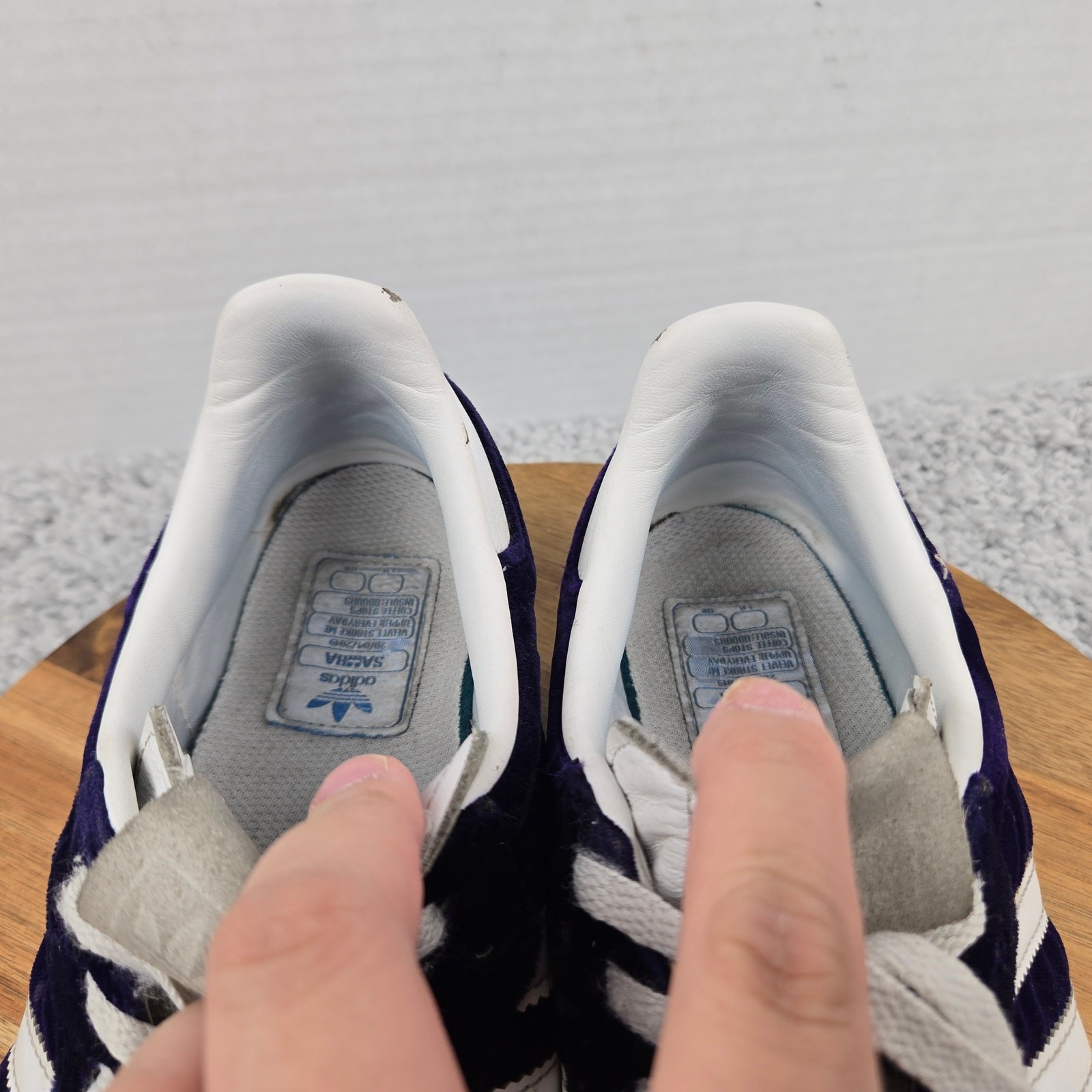 Adidas Mens 10 Samba OG 420 Good Vibes Purple Haze Casual Daily Sneaker DB3011