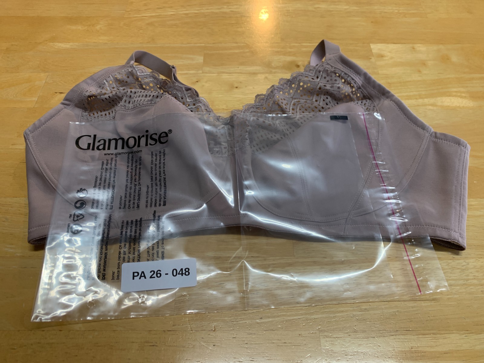 Glamorise ComfortLift Wire‑Free Bra • Full Coverage • Soft Lace • Support • 40F