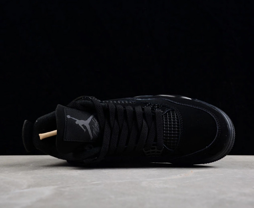 Men’s Jordan 4 Retro “Black Cat” Basketball Shoes Mid Top Us Size 7-12