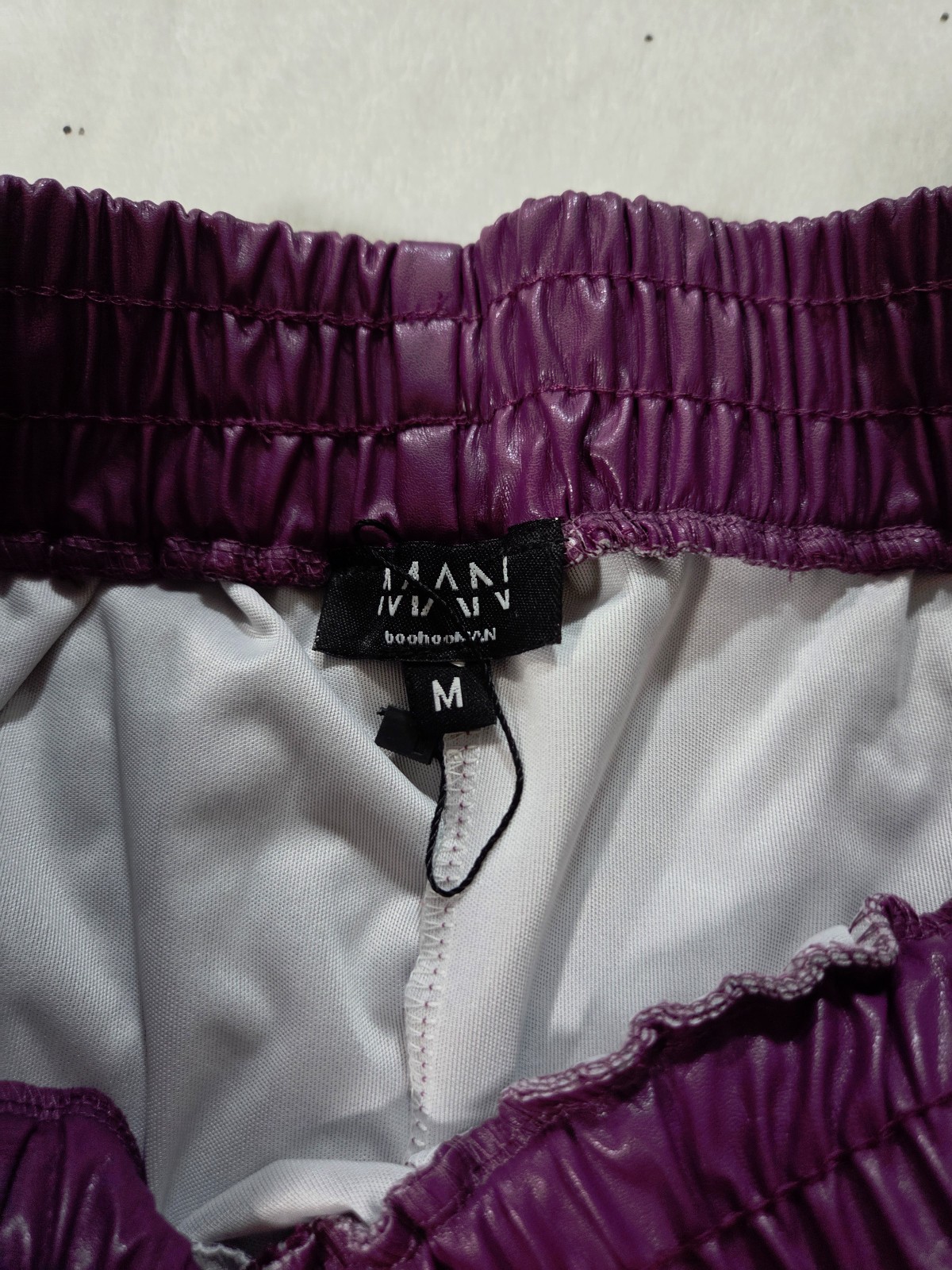 NWOT~ Boohooman Limited Edition 100% polyester purple pants