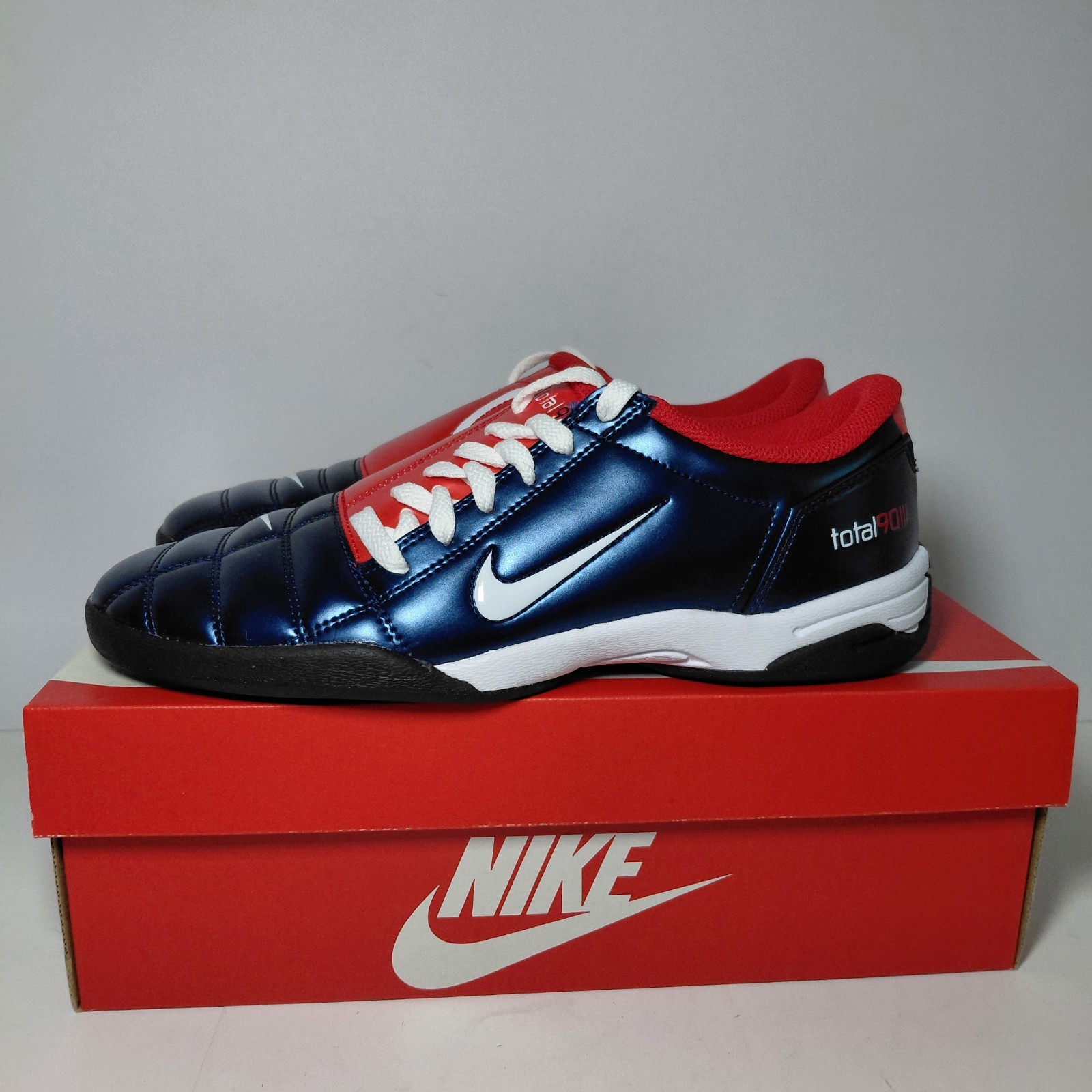 Nike Total 90 3 SP USA II7631 400 Indoor Soccer Athletic Shoes Mens Size 8.5