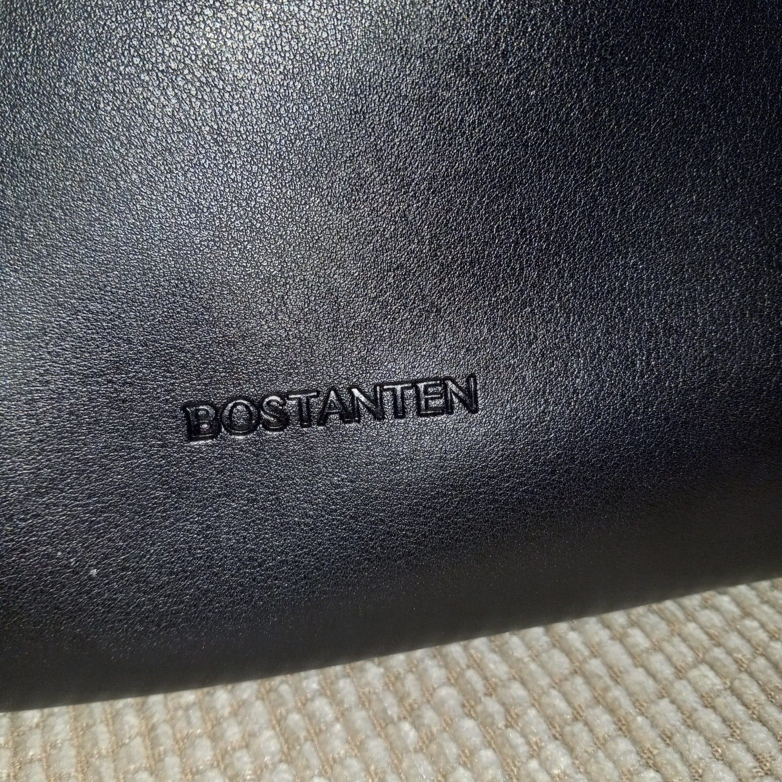 BOSTANTEN Genuine Leather 15.6 inch Laptop Backpack Travel College Shoulder Bag