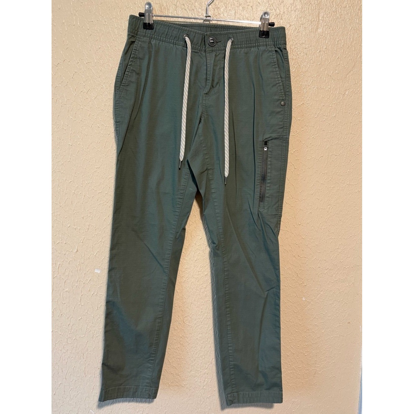 Vuori Ripstop Pants Size XS Drawstring Zipper Pocket