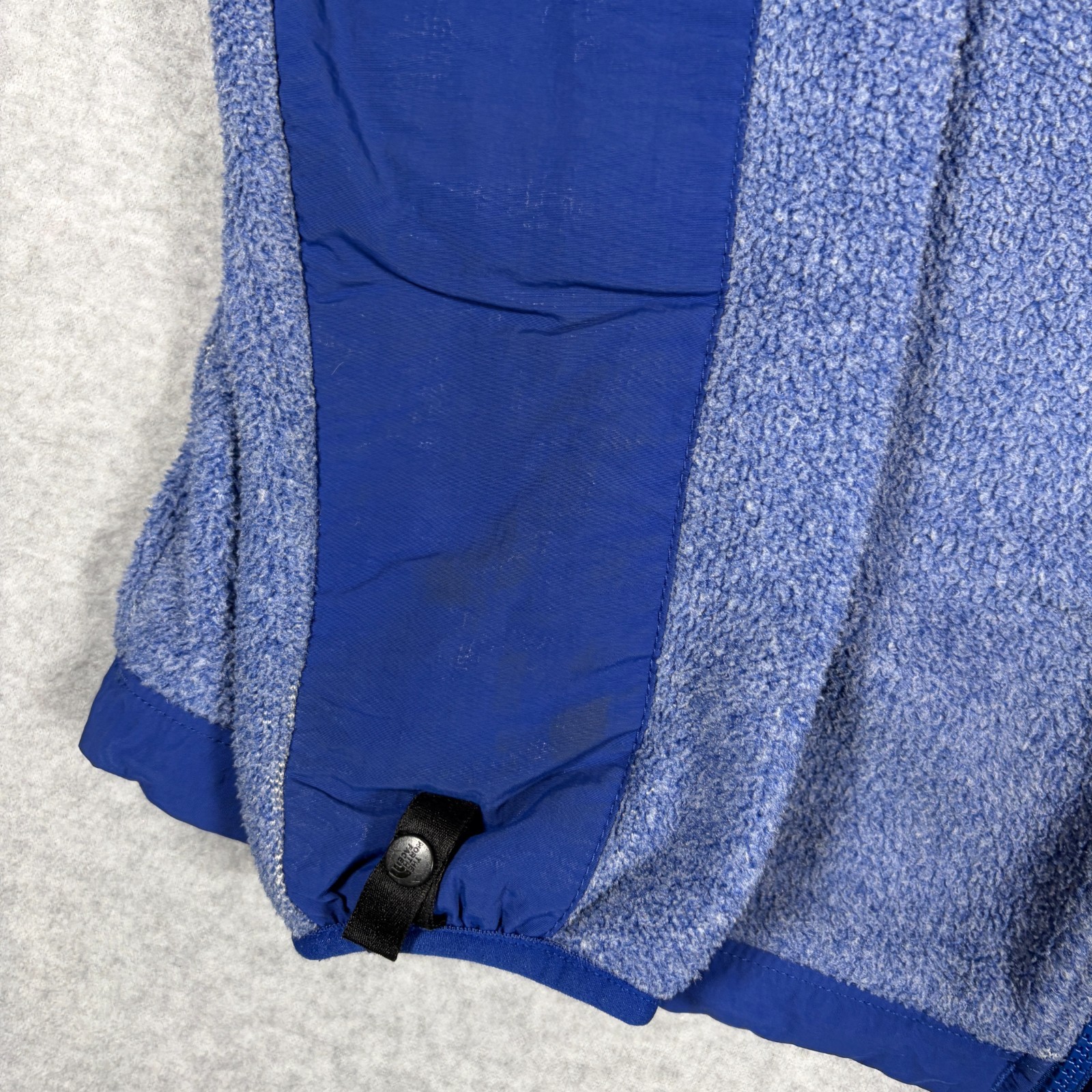 The North Face Denali Fleece Jacket Womens Small Blue Full Zip Mock Neck