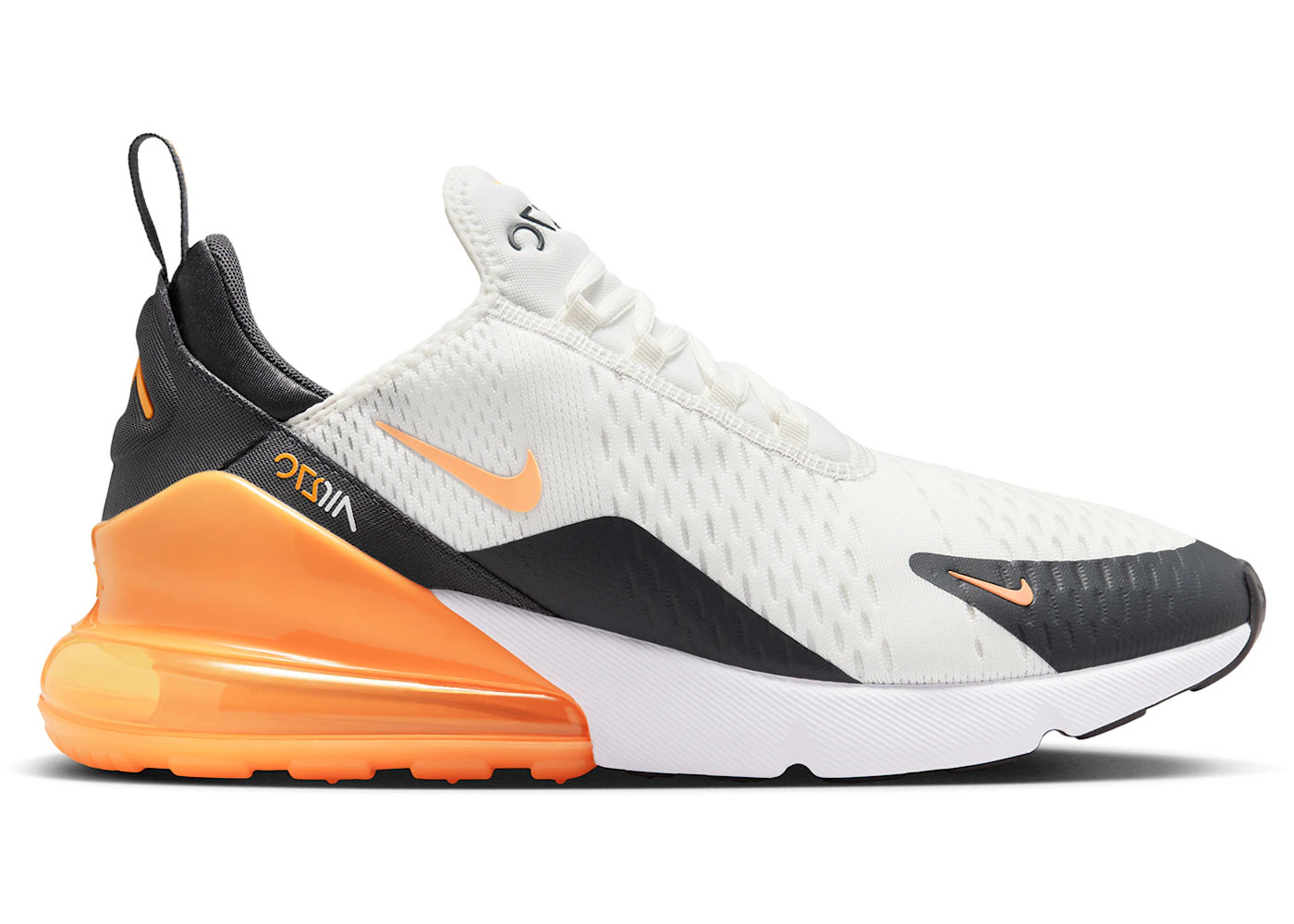 Nike Air Max 270 Summit White Laser Orange Black AH8050-114 Men’s